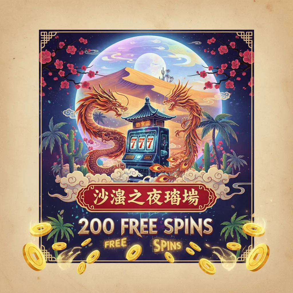 200 free spins - Desert