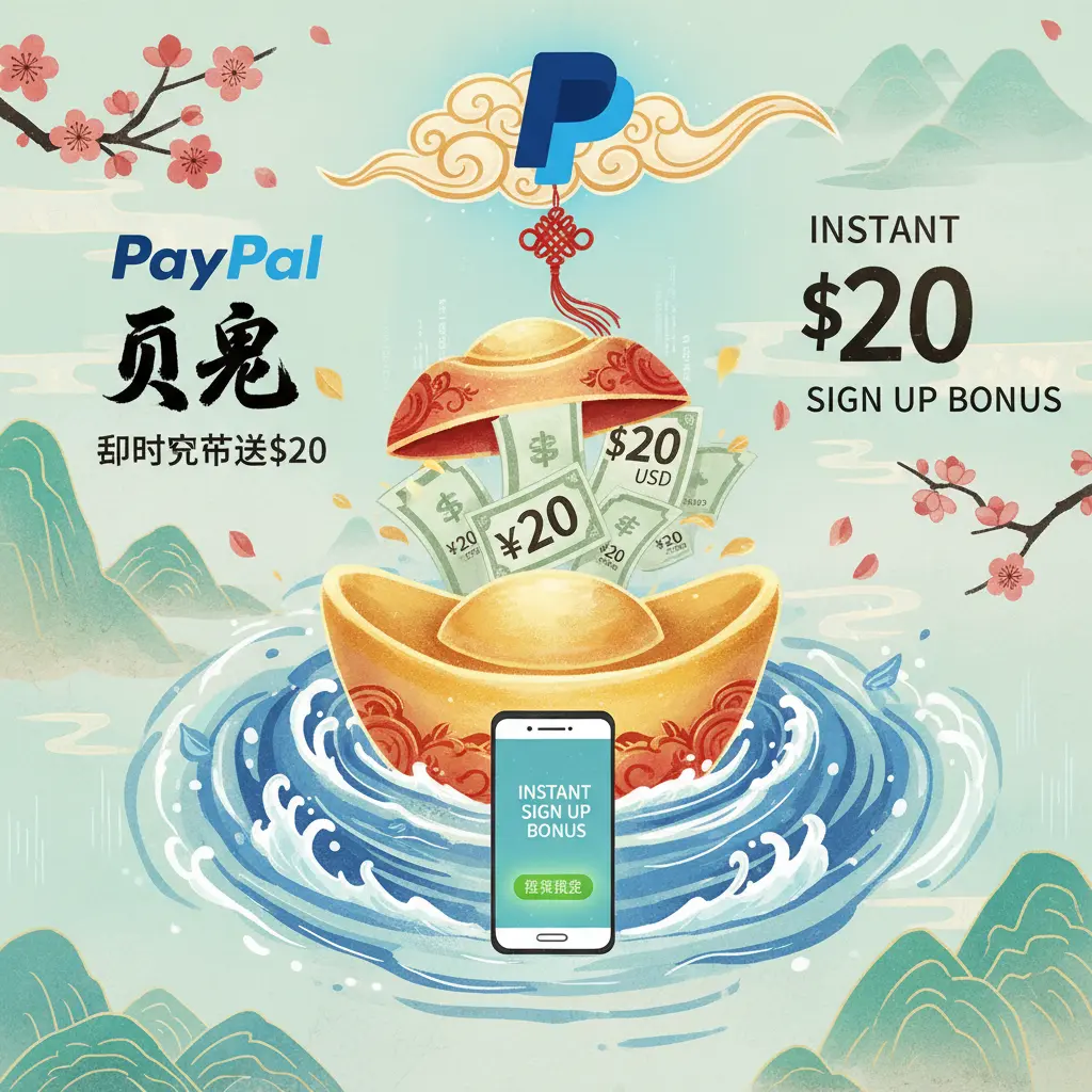 instant $20 sign up bonus - PayPal
